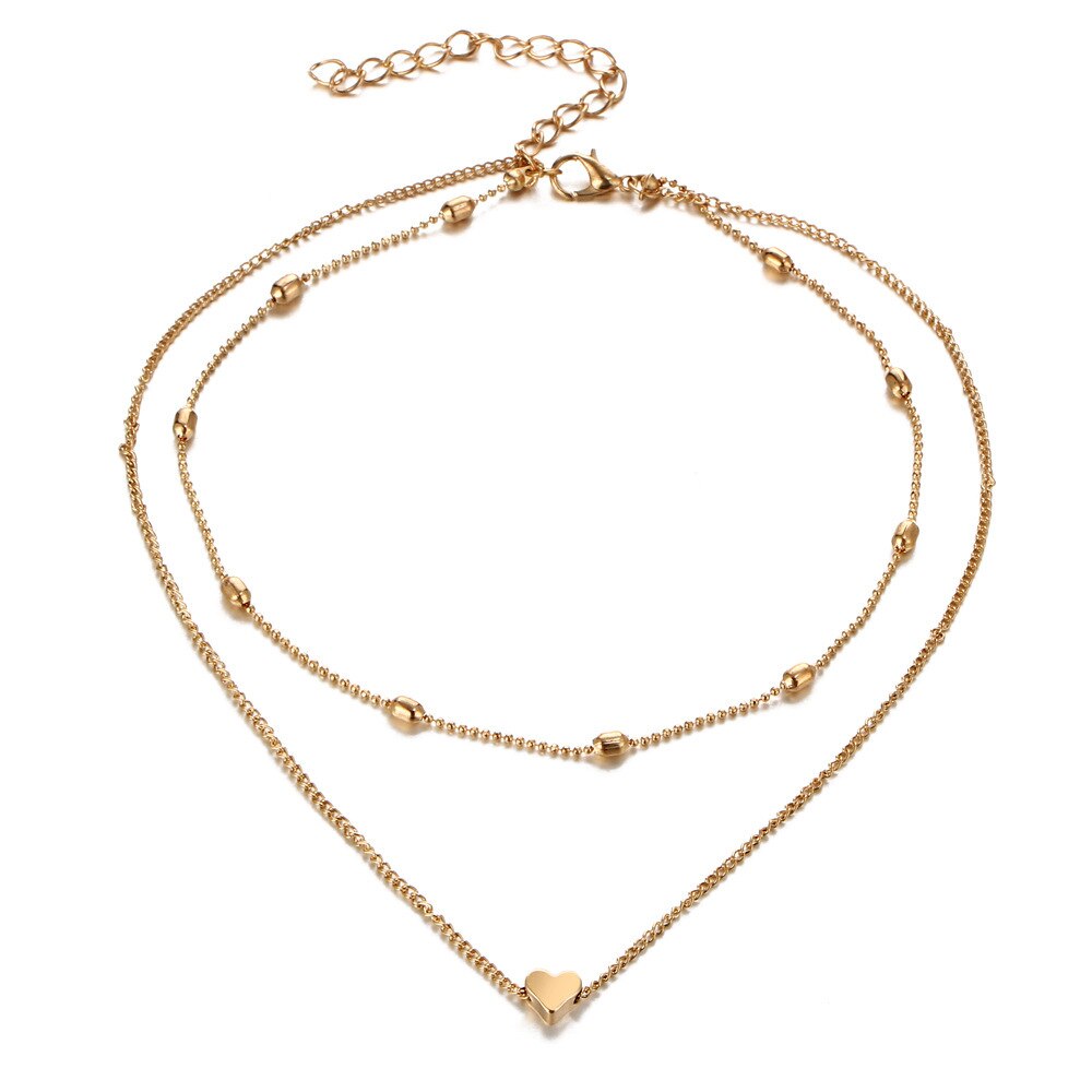 Opal שרשרת לב